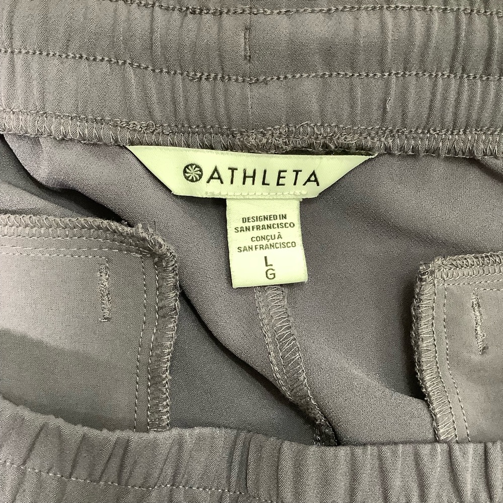 Athleta Purple Wide Leg Pull-On Pants - Picture 6 of 7